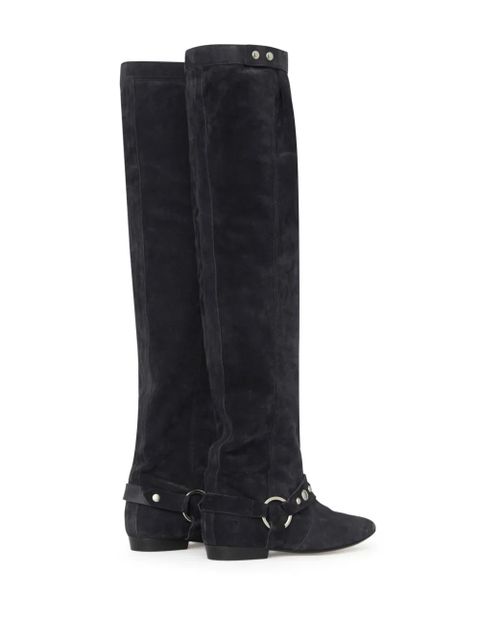 ISABEL MARANT Selize thigh-high boots - Black