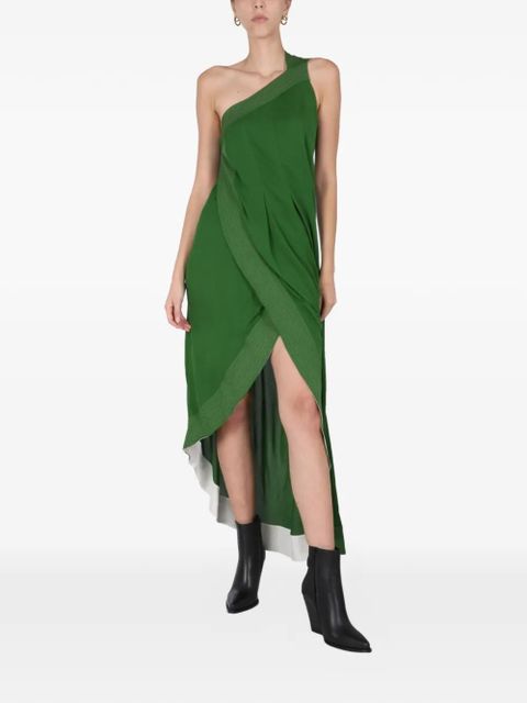 Givenchy asymmetric midi dress - Green - zdjęcie produktu nr 2