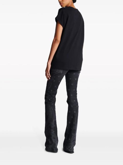 Balmain logo-print cotton T-shirt - Black