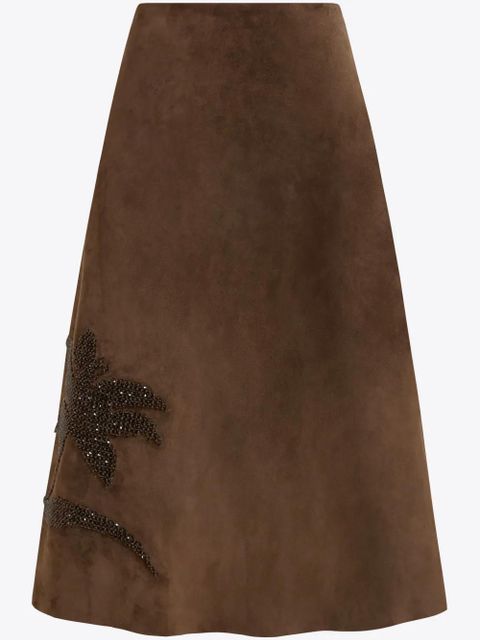 16Arlington Dafne midi skirt - Brown - zdjęcie produktu nr 1