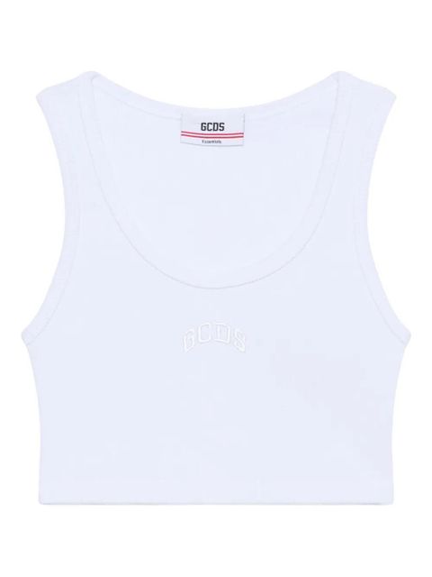 GCDS ribbed tank top - White - zdjęcie produktu nr 1