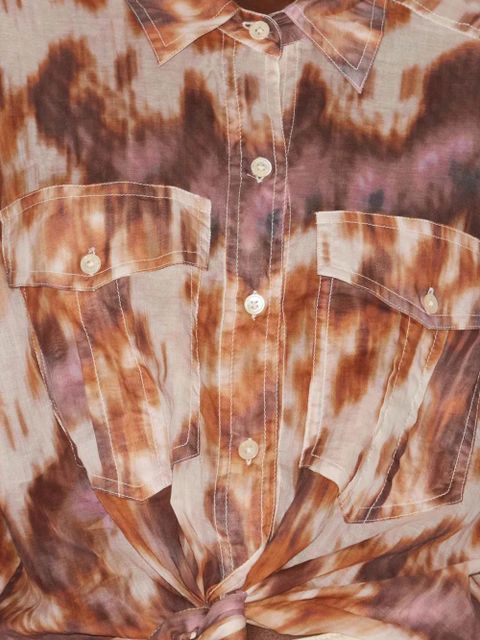 MARANT ÉTOILE Nath shirt - Neutrals - zdjęcie produktu nr 2