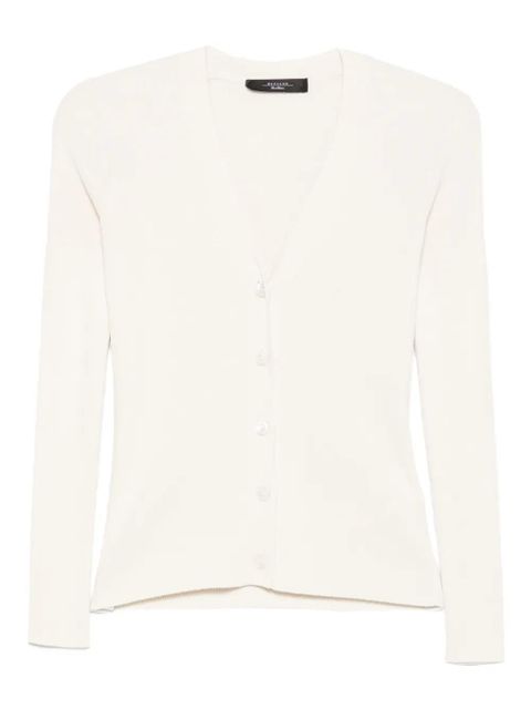 Weekend Max Mara ribbed-knit cardigan - Neutrals - zdjęcie produktu nr 1