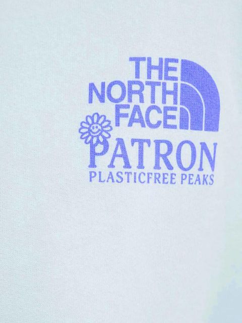 The North Face hooded graphic print sweater - Blue