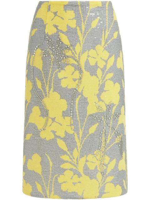 16Arlington Delta midi skirt - Grey