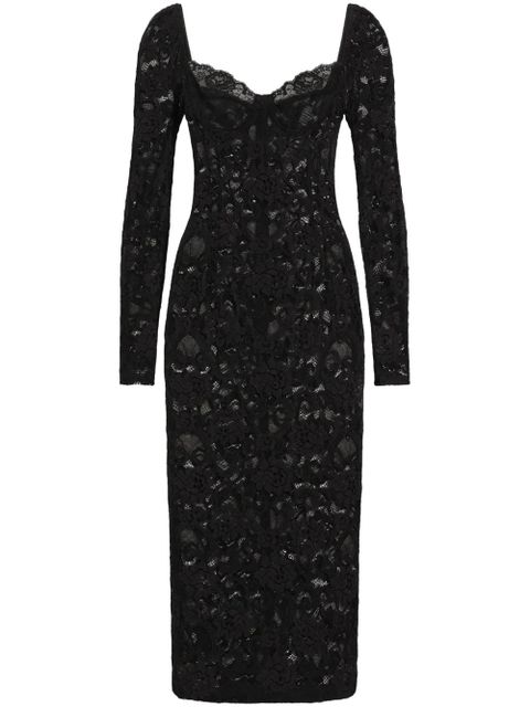 Dolce & Gabbana laced maxi dress - Black - zdjęcie produktu nr 1