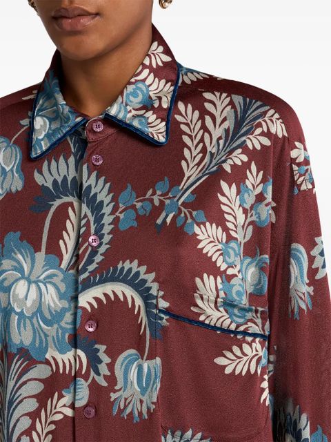 ETRO floral-print shirt - Red