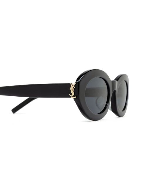 Saint Laurent Eyewear SLM136 oval-frame sunglasses - Black