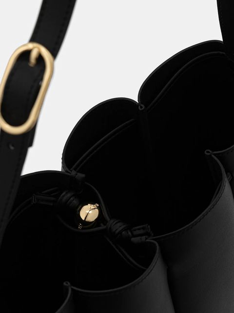 Themoire torebka kolor czarny TMCOHLNN1