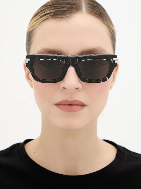 Bottega Veneta okulary przeciwsłoneczne kolor czarny BV1321S