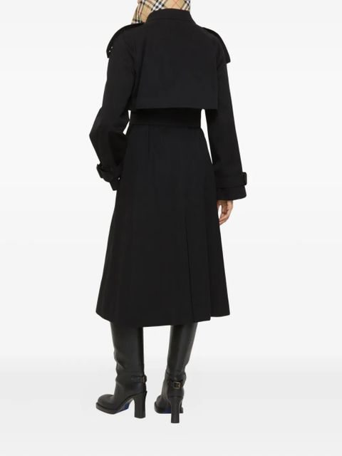 Burberry Fitzrovia double-breasted belted trench coat - Black