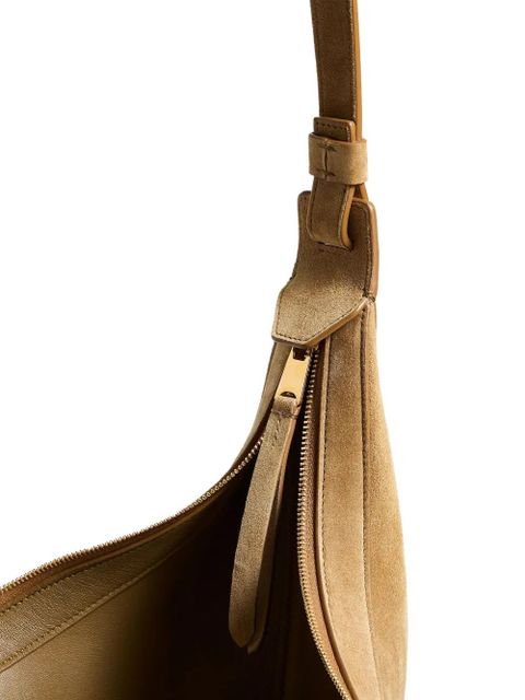 KHAITE mall Augustina crescent zip-top shoulder bag - Neutrals - zdjęcie produktu nr 2
