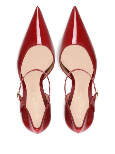 Gianvito Rossi 95mm Sofia leather pumps - Red