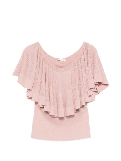 ZIMMERMANN pleated top - Pink - zdjęcie produktu nr 1
