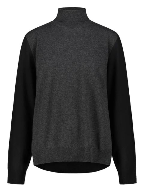 Maison Margiela colour block roll-neck sweater - Grey - zdjęcie produktu nr 1