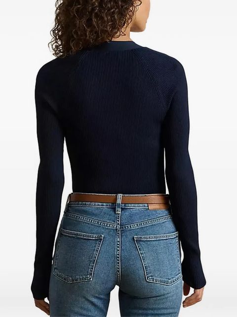 Lauren Ralph Lauren buckle-trim top - Blue