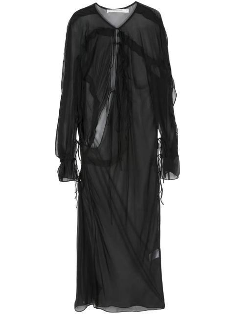 Christopher Esber Bias Concave midi dress - Black - zdjęcie produktu nr 1