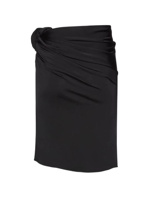 Magda Butrym gathered skirt - Black - zdjęcie produktu nr 2