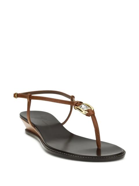 Giuseppe Zanotti Amhelia crystal detail sandals - Brown - zdjęcie produktu nr 2