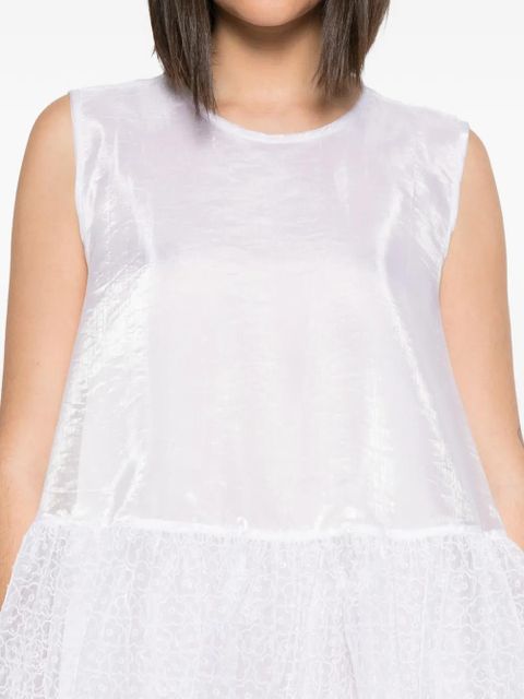 Cecilie Bahnsen Dahulu sleeveless mini dress - White