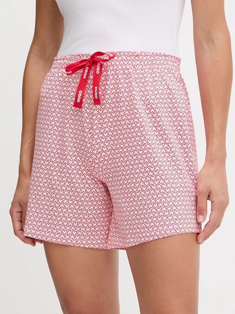 HUGO szorty piżamowe damska kolor czerwony 50556938 - zdjęcie produktu nr 1