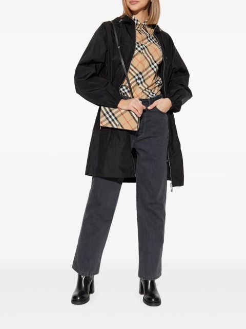Burberry logo-plaque coat - Black - zdjęcie produktu nr 2
