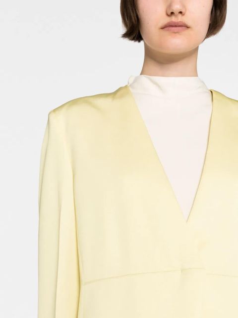 Jil Sander split-back blazer - Green