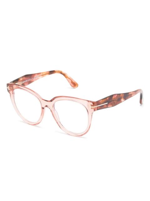 TOM FORD Eyewear butterfly-frame glasses - Pink