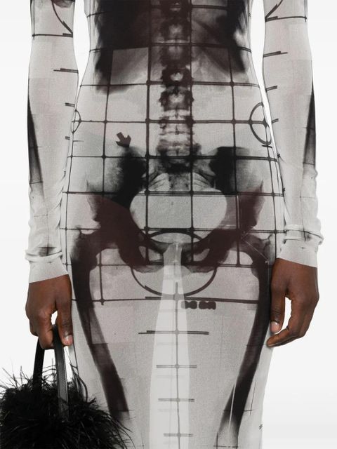 Jean Paul Gaultier Squeletor maxi dress - White - zdjęcie produktu nr 2