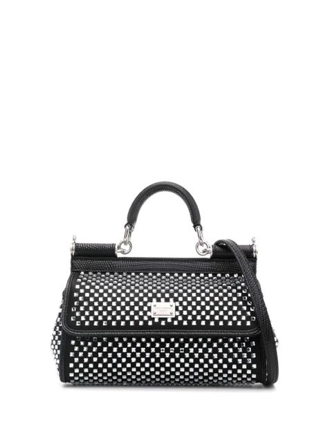 Dolce & Gabbana small Sicily tote bag - Black - zdjęcie produktu nr 1