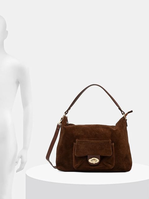 Answear.LAB torebka zamszowa