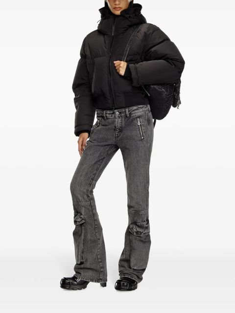 Diesel W-PEYT puffer jacket - Black