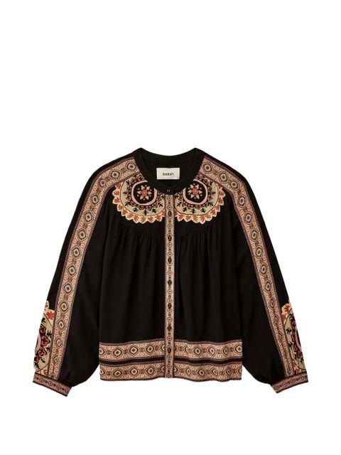 Ba&Sh Valda printed top - Black - zdjęcie produktu nr 1