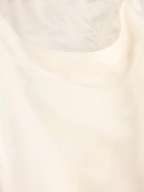 Balenciaga halter-neck bubble-hem dress - Neutrals