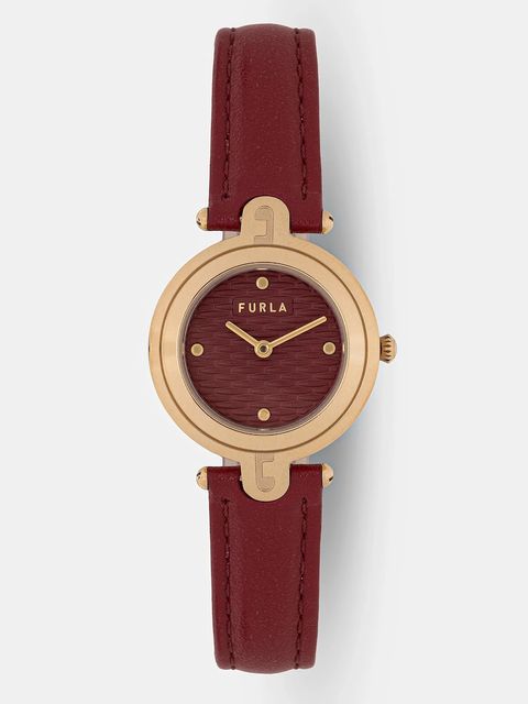 Furla zegarek damski kolor czerwony WW00050026L2 - zdjęcie produktu nr 1