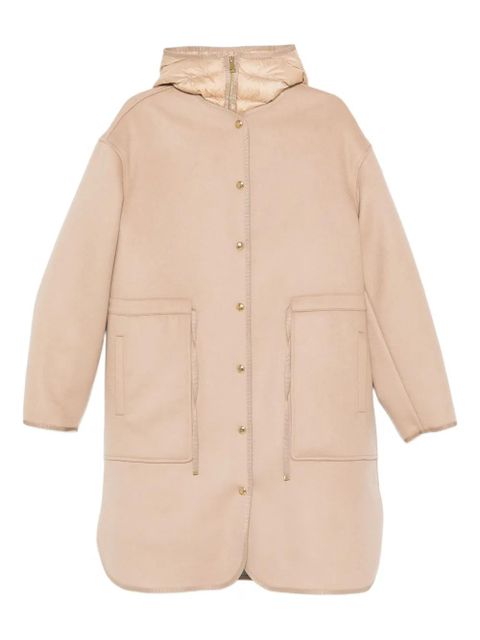 Moncler hooded patch-pocket coat - Neutrals - zdjęcie produktu nr 1