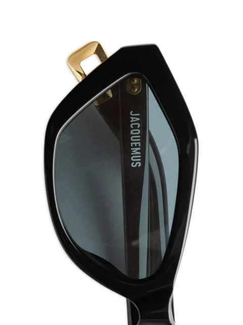 Jacquemus geometric-frame sunglasses - Black - zdjęcie produktu nr 2