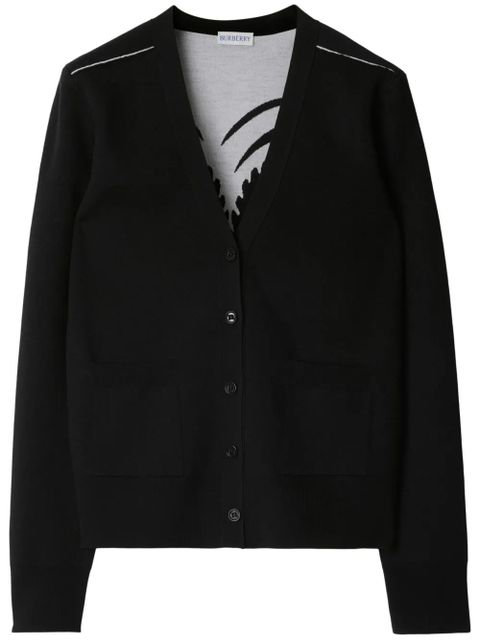 Burberry Mirrored Horse cardigan - Black