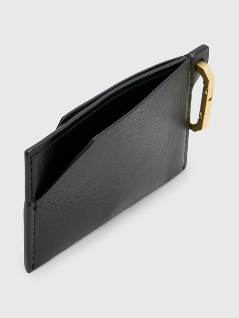 AllSaints etui na karty skórzane HEX CARDHOLDER