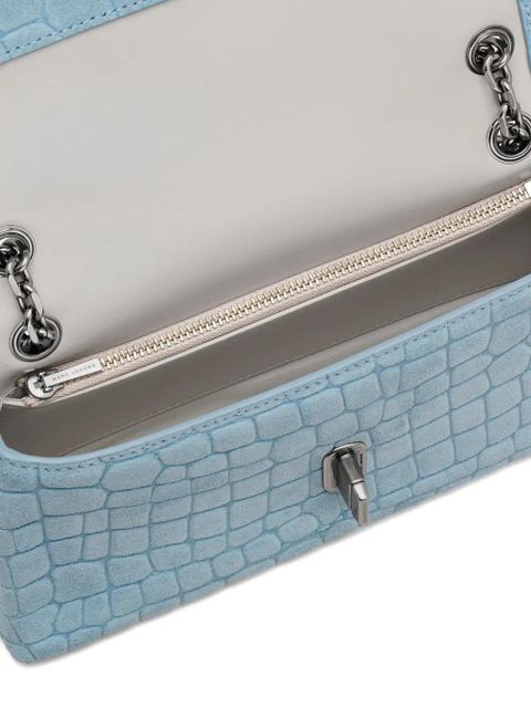 Marc Jacobs crocodile chain mini-bag - Blue