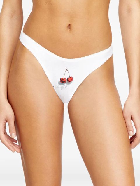 Diesel logo cherry thongs (set of three) - White - zdjęcie produktu nr 2