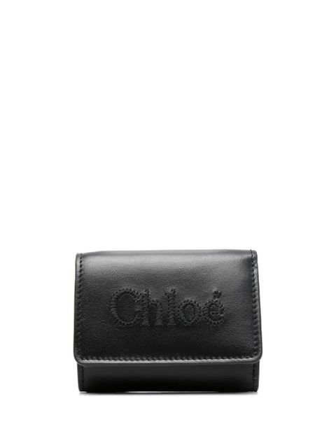 Chloé mini Sense leather wallet - Black - zdjęcie produktu nr 1