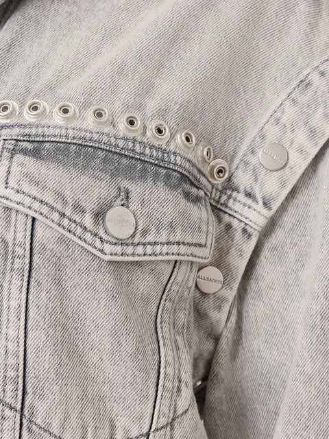 AllSaints kurtka jeansowa bawełniana CHLO