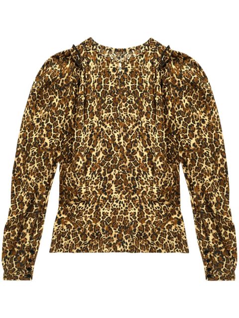 ISABEL MARANT Zarga blouse - Brown - zdjęcie produktu nr 1