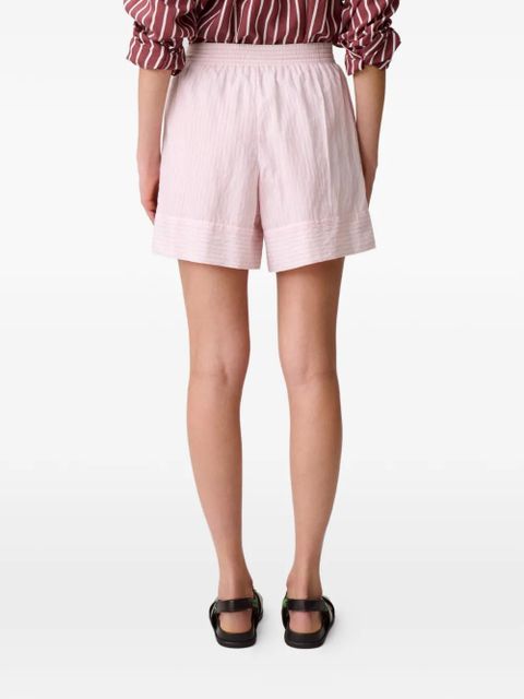 Claudie Pierlot striped drawstring shorts - Pink