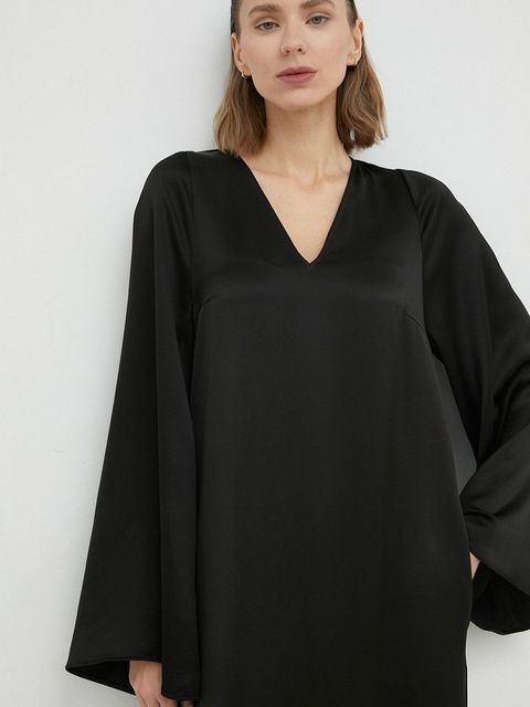 By Malene Birger sukienka Brynn kolor czarny maxi prosta