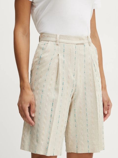 Fracomina szorty z domieszką lnu - zdjęcie produktu nr 1