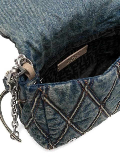 Diesel small Charm-D shoulder bag - Blue