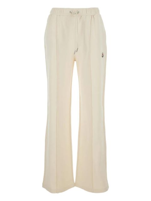 Moncler logo-patch elasticated-waistband track pants - Neutrals - zdjęcie produktu nr 1