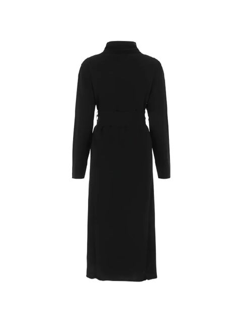 Jil Sander belted v-neck cashmere coat - Black - zdjęcie produktu nr 2